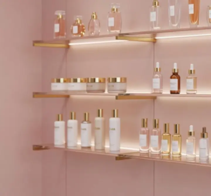 GG-299-783 LIMITED kiemelt kozmetikumok, parfümök és bőrápoló termékek elegáns kompozícióban