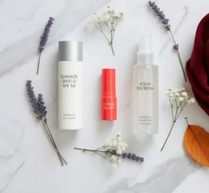 Szezonális szépségápolási termékek válogatása az évszakok szerint